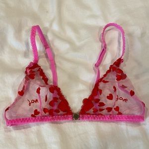 Skimpy Valentine’s Day Lace Bralette